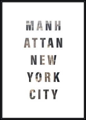 Manhattan | Typo | Poster