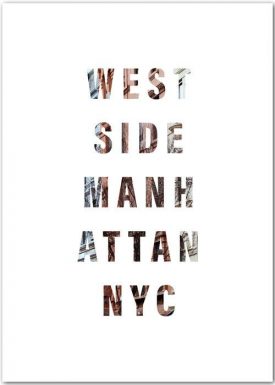 West Side | Typo | Poster