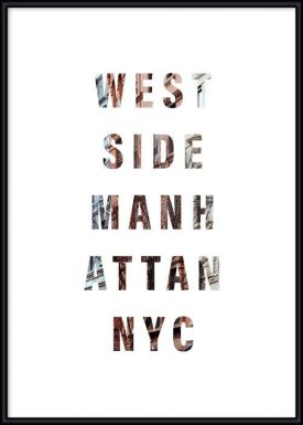 West Side | Typo | Poster