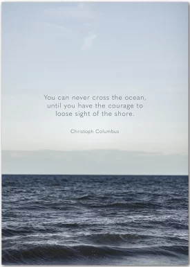 Cross the ocean | Poster