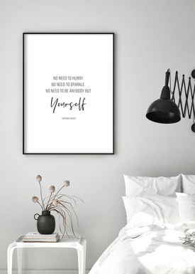 Be yourself | Virginia Woolf | Poster