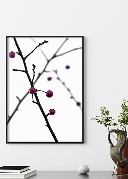 Inspiration – Poster mit Zweigen und Zieräpfeln