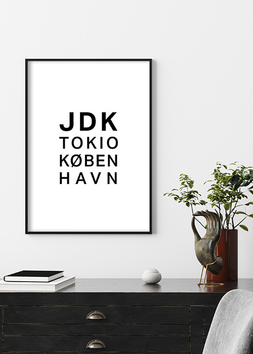 Inspiration – Typografie-Poster für den Japandi-Stil