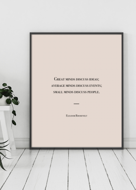 Great Minds | Eleanor Roosevelt | Poster