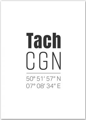Tach CGN | Flughafen Köln | Poster