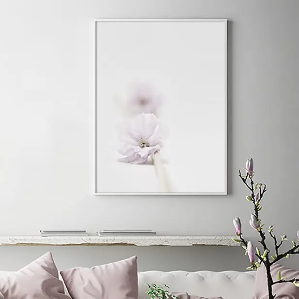 Eine Japanische Kirschblüte ist ein romantisches Motiv für Schlafzimmer und Meditationsecke.