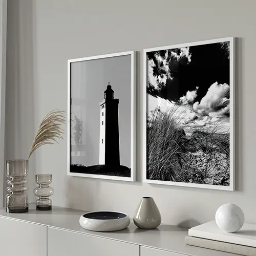 In der Kategorie Poster schwarz-weiß findest du stoische Fotografien und inspirierende Zitate-Bilder.