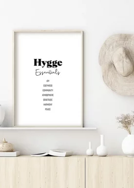 Hygge Essentials | Poster