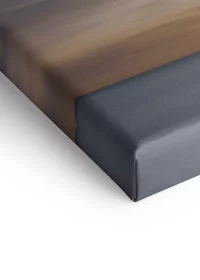 Wandbild mit einem Sonnenkegel auf dem Meer auf Leinwand