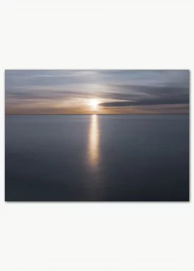 Sonnenkegel auf dem Meer | Poster
