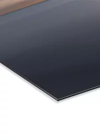 Wandbild mit einem Sonnenkegel auf dem Meer auf AluDibond