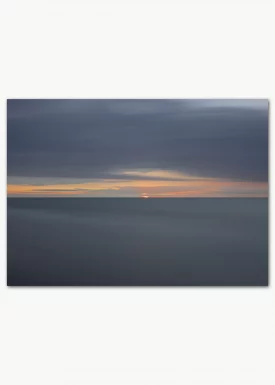 Abendhimmel über dem Meer | Poster