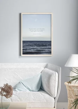 Cross the ocean | Poster