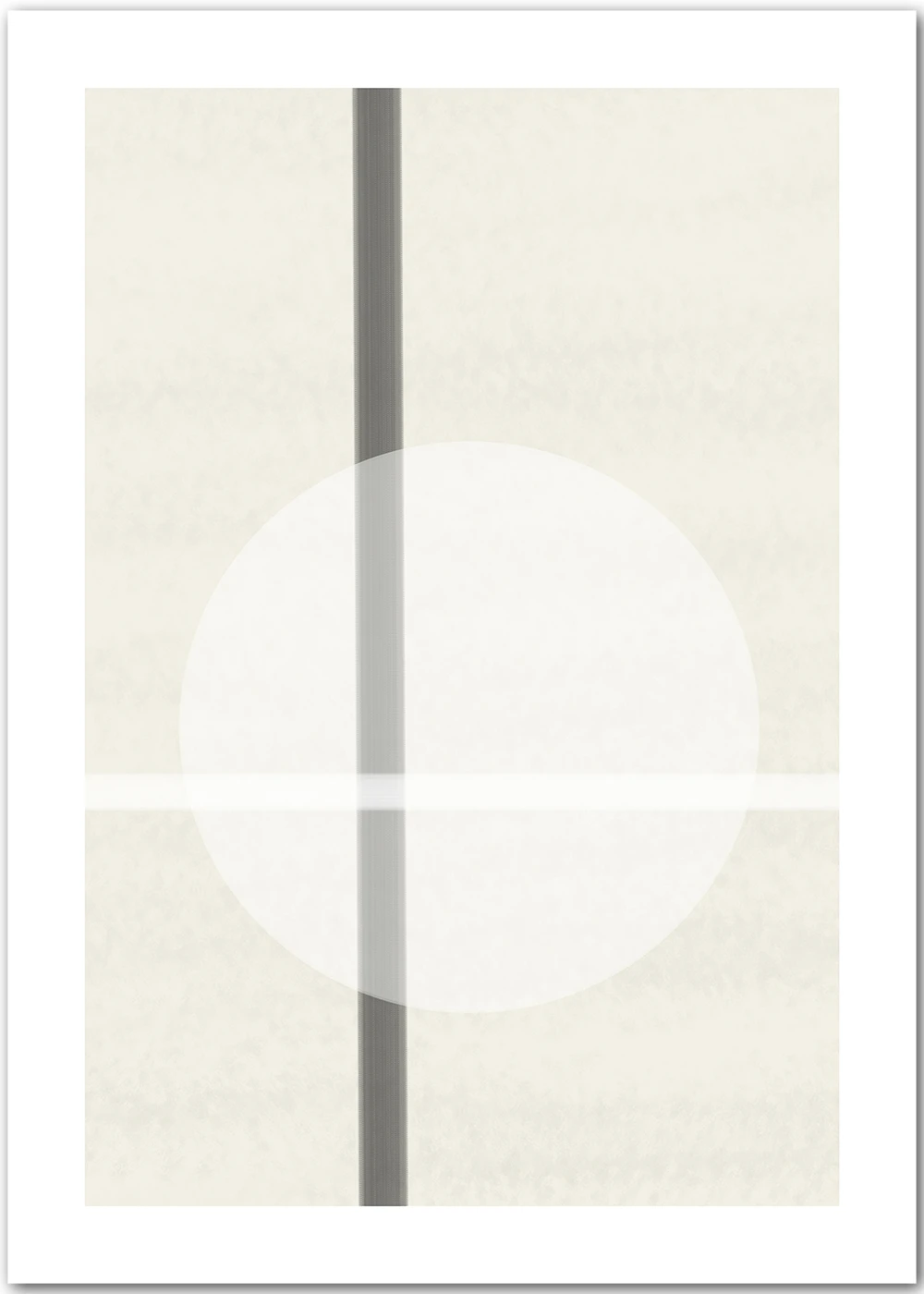 Poster mit grafischen Formen auf einem natürlichen Hintergrund Poster mit grafischen Formen auf einem natürlichen Hintergrund