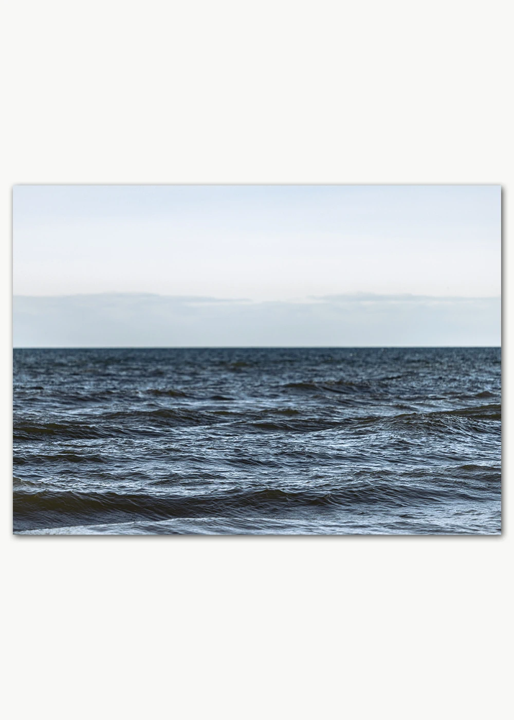 Poster mit Meer und Himmel
