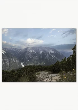 Geierköpfe im Ammergebirge | Bergeposter