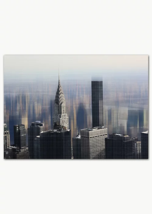 Poster mit Blick auf das Chrysler Building in Manhattan