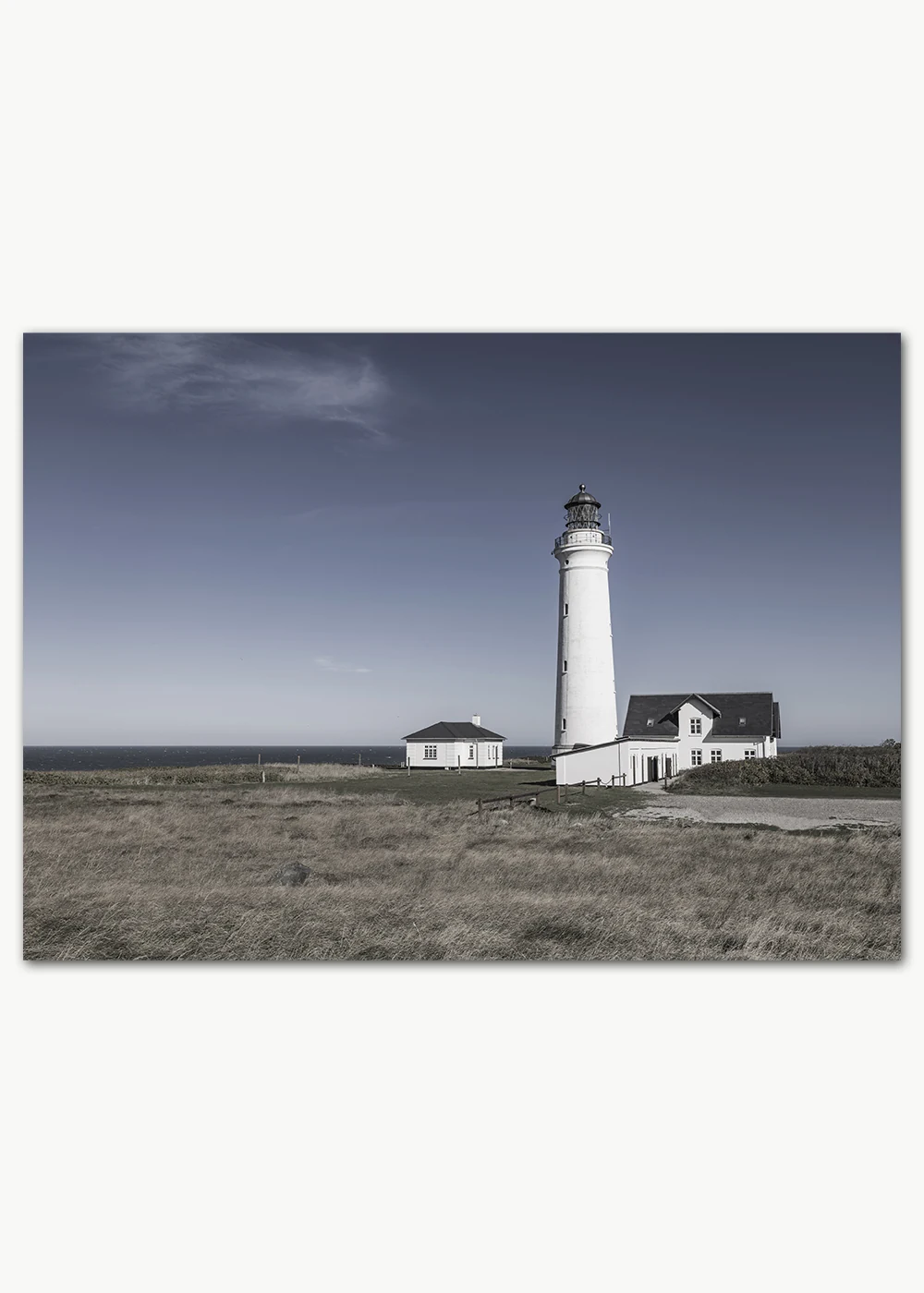 Poster mit dem Leuchtturm Hirtshals Fyr in Nordjütland/Dänemark Poster mit dem Leuchtturm Hirtshals Fyr in Nordjütland/Dänemark