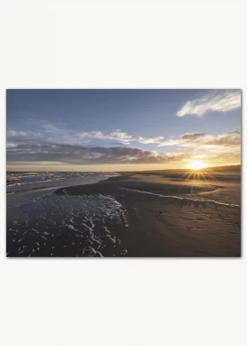 Sonnenaufgang am Strand | Meerposter