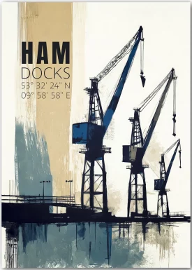 Hamburg Docks | Poster