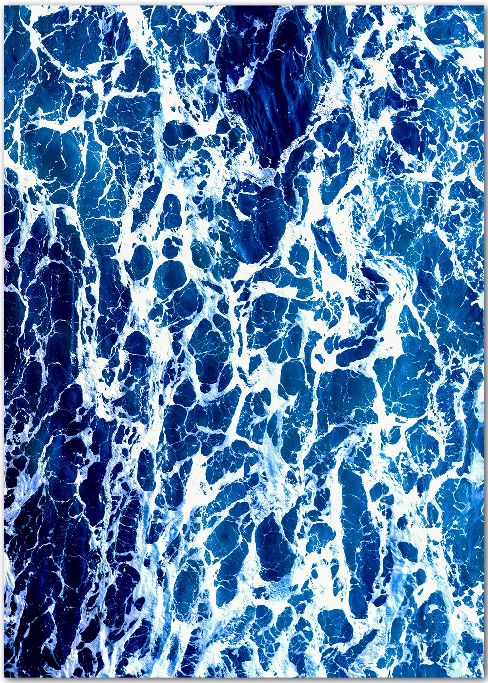 Das Meer aus der Vogelperspektive, Poster. Das Meer aus der Vogelperspektive, Poster.