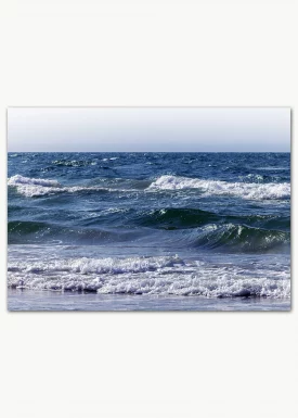 Waves on the shore | Poster