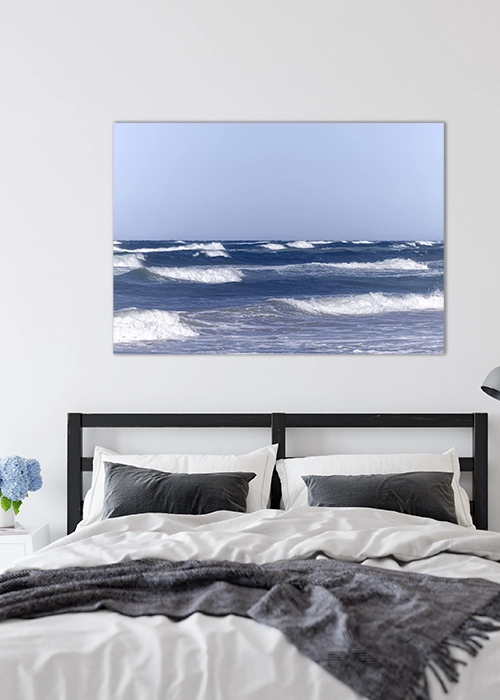 Inspiration – Poster Waves mit brandneuen Wellen an der Küste.