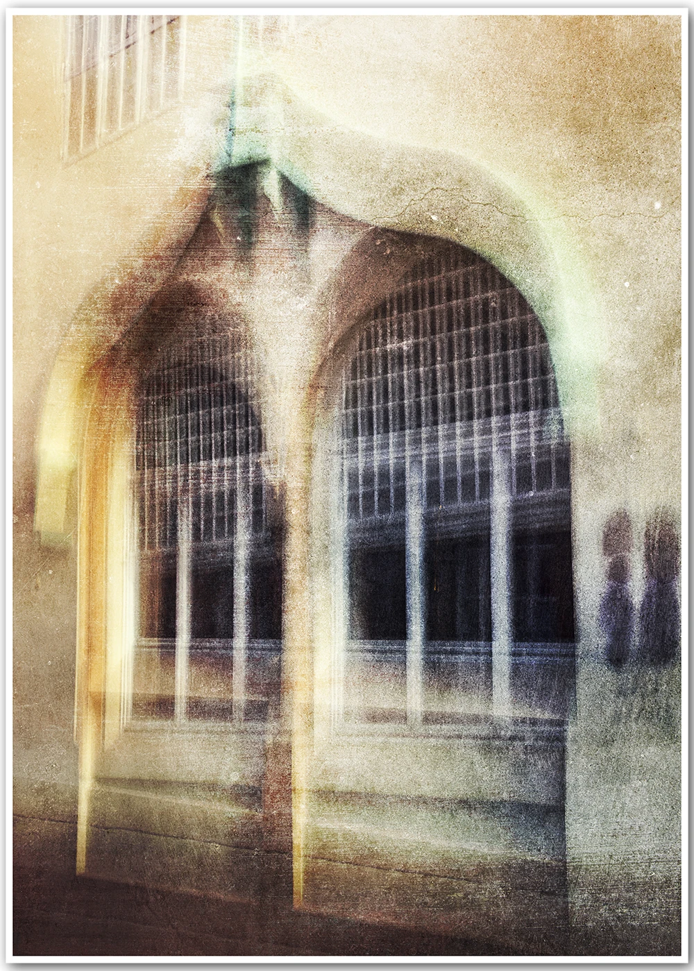 Lüneburg Street View 6, eine abstrakte Architekturfotografie in der Lüneburger Altstadt.