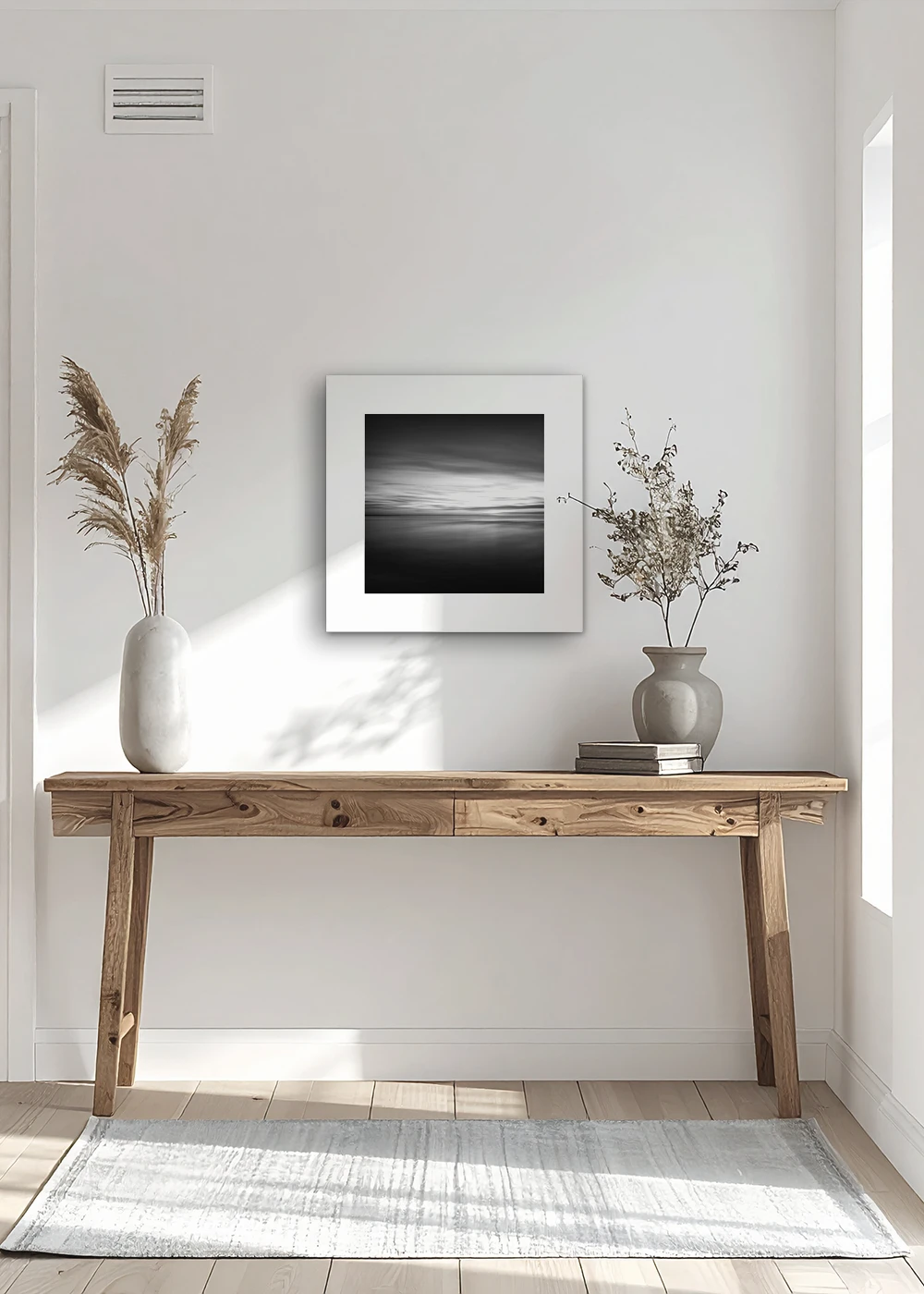 Inspiration Diele: Mystic Seascapes 2, Meeres-Fotografie in Schwarz-Weiss, Fine-Art-Print auf Hahnemühle Papier Inspiration Diele: Mystic Seascapes 2, Meeres-Fotografie in Schwarz-Weiss, Fine-Art-Print auf Hahnemühle Papier