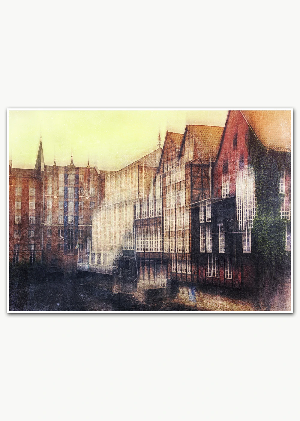 Impressionistische Fotografie vom Stintmarkt in Lüneburg.