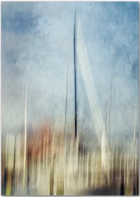 Impressionistisch fotografierte Szene im Yachthafen.