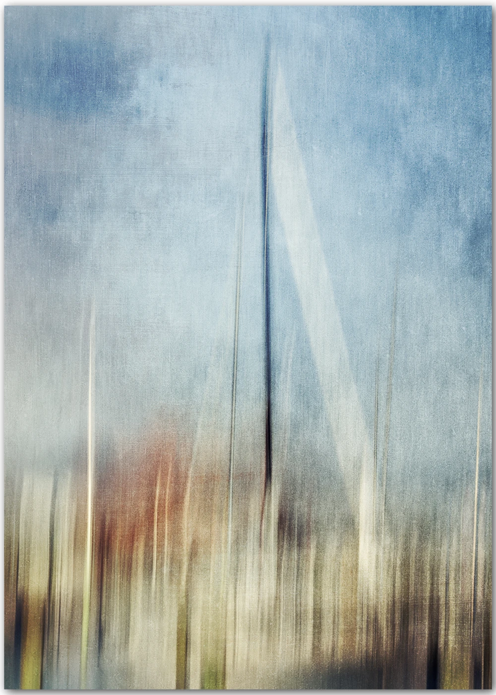 Impressionistisch fotografierte Szene im Yachthafen. Impressionistisch fotografierte Szene im Yachthafen.