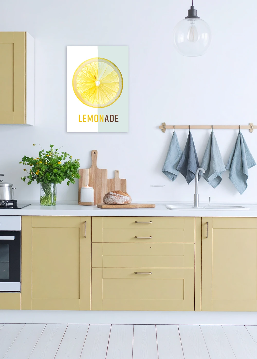 Inspiration Küche: Lemonade, ein erfrischendes Küchenposter für den Sommer