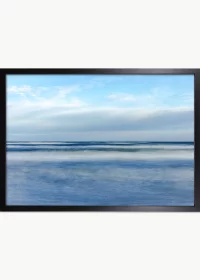 Meer-Poster im impressionistischem Stil, Rahmen Schwarz Meer-Poster im impressionistischem Stil, Rahmen Schwarz