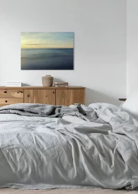 Inspiration Schlafzimmer: Nordic Sunset 2 - impressionistisches Meerbild