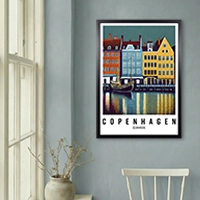 Kollektion mit exklusiven Dänemark-Postern